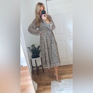 Banana Republic Cheetah Print Dress